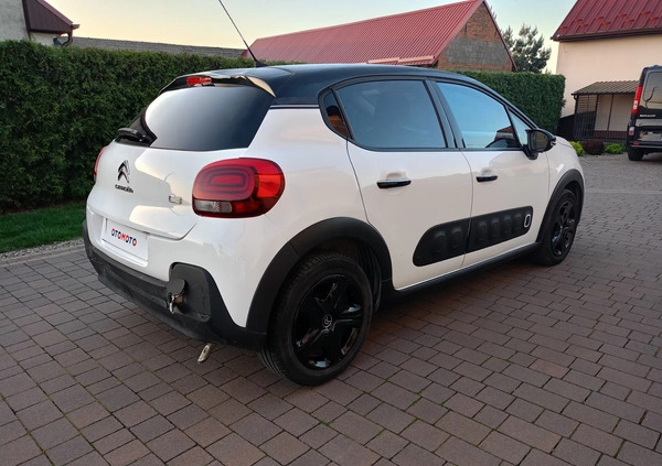 Citroen C3 cena 26400 przebieg: 81000, rok produkcji 2017 z Łaskarzew małe 106